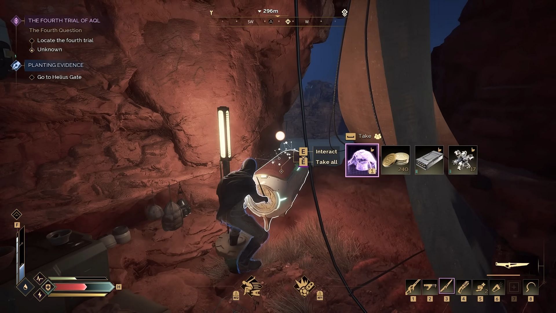 Aren&#039;s Light Armor Set in Dune Awakening offers great protection (Image via Funcom || YouTube/SiNKiLLeR)
