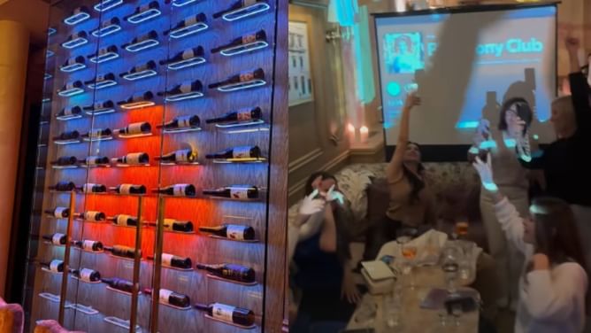 Connor McDavid’s wife, Leon Draisaitl’s fiancee and others celebrate Oilers' dramatic Game 4 OT win at luxury Bar Trove