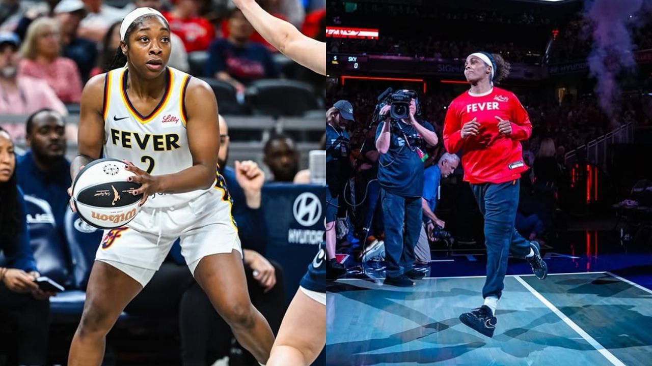 Can Indiana Fever cut Sydney Colson to keep Aari McDonald on roster? WNBA rules explained. [photo: @sydjcolson/IG, @indianafever/IG]