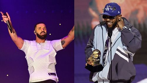 Drake and Kendrick Lamar (Images via Getty)
