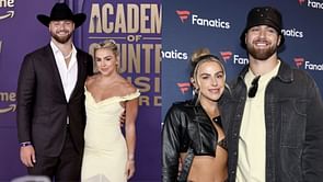 Watch: Ex-Miami star Haley Cavinder & Cowboys beau Jake Ferguson meet up with 49ers rival George Kittle & wife Claire at TEU