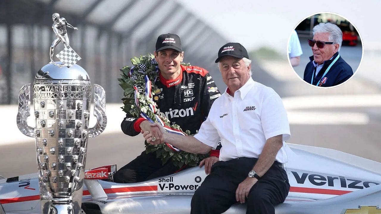 Will Power, Roger Penske, and Mario Andretti | Image via Getty