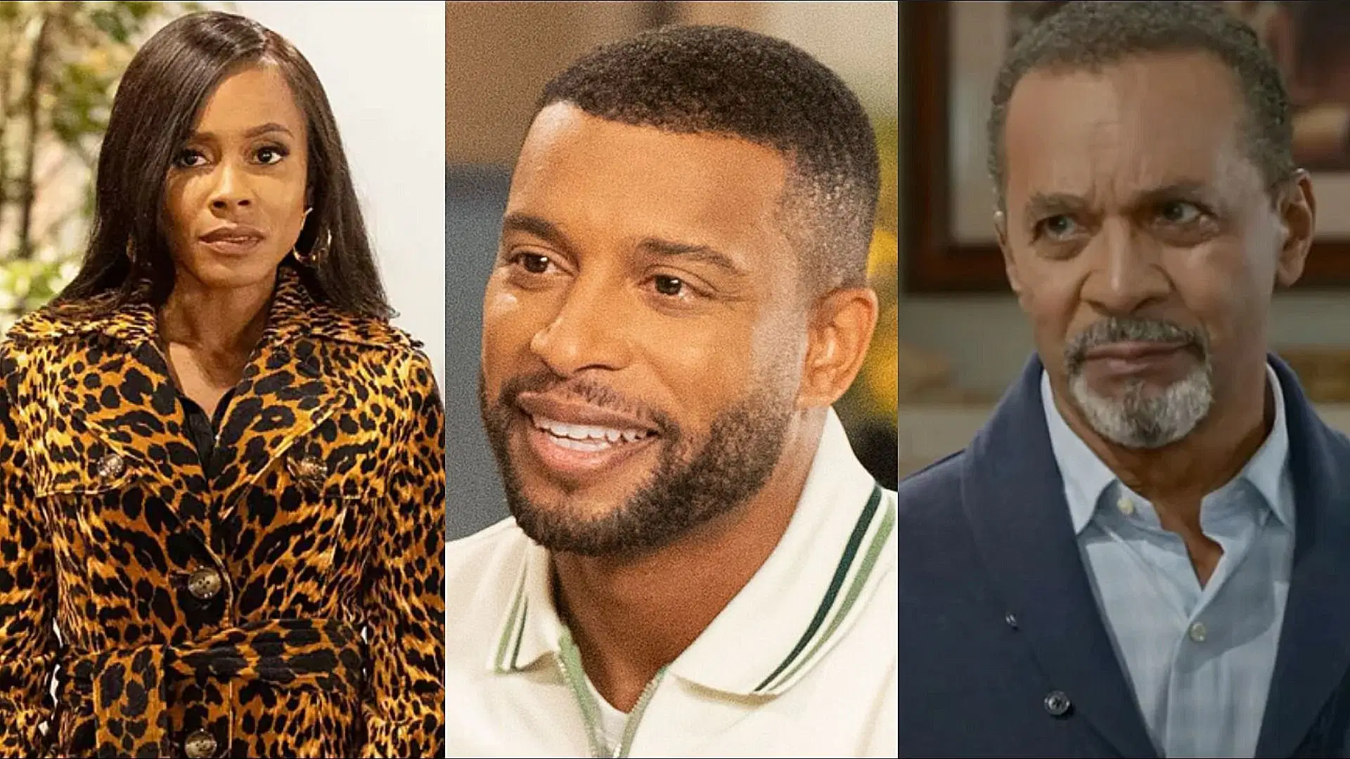 Hayley (Marquita Goings), Martin (Brandon Claybon), and Vernon (Clifton Davis) from Beyond the Gates (Image via CBS)