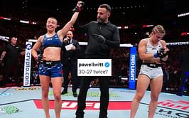"Straight thug", "Straight robbery" - MMA world divided over Rose Namajunas' decision win against Miranda Maverick at UFC Atlanta