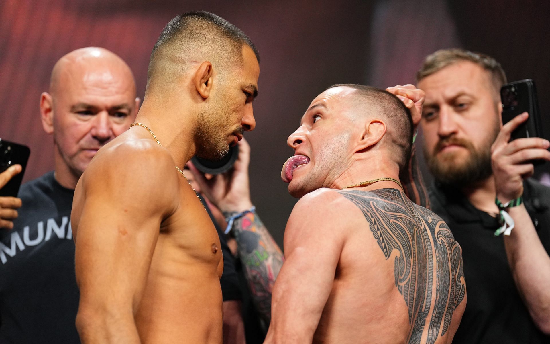 Alexandre Pantoja (left) squares off against Kai Kara-France (right) ahead of UFC 317. [Image courtesy: Getty]