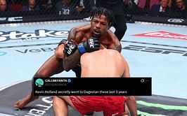"Secretly went to Dagestan" - MMA X explodes as Kevin Holland delivers stunning submission win over Vicente Luque at UFC 316