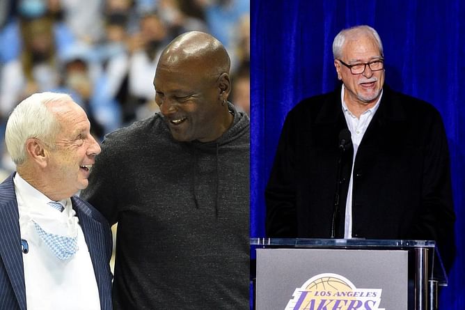 When Michael Jordan chose UNC legend Dean Smith over Phil Jackson as coach he would want for a game