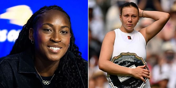 Coco Gauff among firsts to console Amanda Anisimova after one-sided Wimbledon final loss to Iga Swiatek