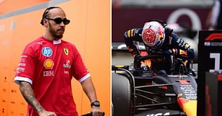 Lewis Hamilton dismisses F1 pundit’s verdict about Max Verstappen’s pole lap with a straightforward response