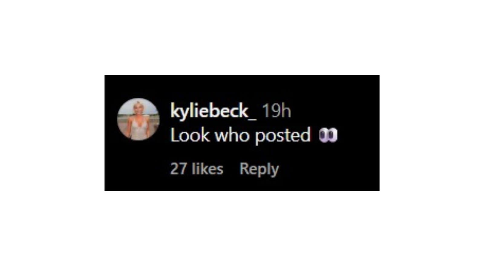 Carson Beck&#039;s sister Kylie on IG