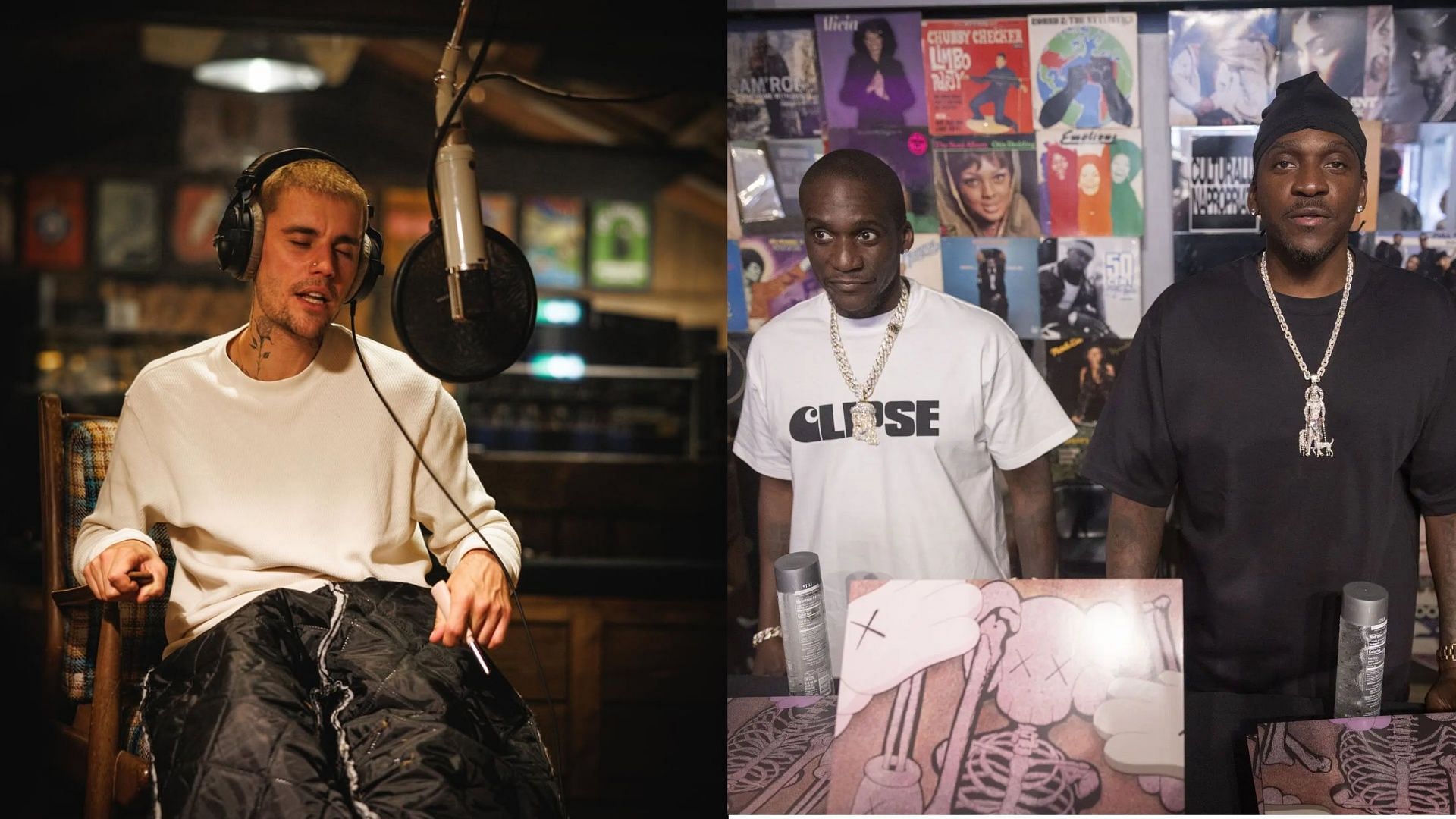 "He's only returning the energy after Roc Nation posted"- Fans react to Justin Bieber's repost and delete diss directed at Clipse