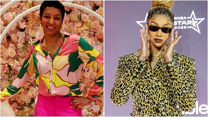 "I'm on the struggle bus" - Angel Reese's mom drops hilarious before-and-after pics from wild WNBA All-Star night with daughter