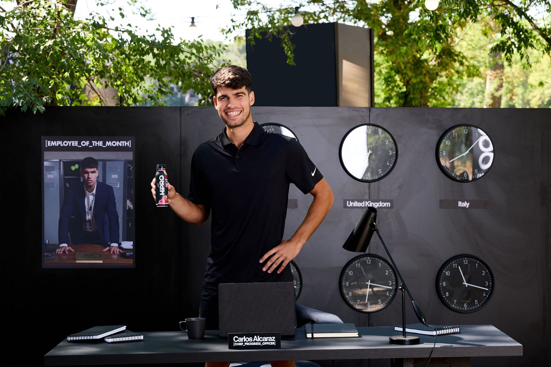 Carlos Alcaraz at an event in Madrid - Image Source: Getty