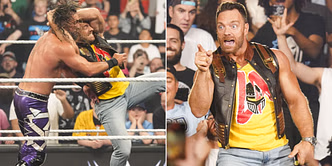 LA Knight sends a message to Seth Rollins after attacking him on WWE RAW