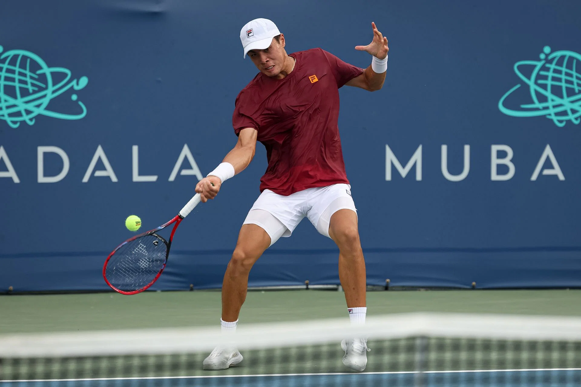Brandon Nakashima hits a forehand | Image Source: Getty