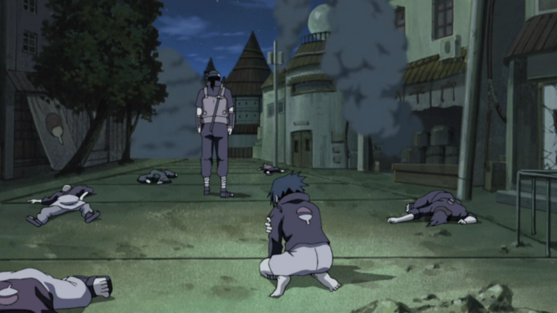 The massacre of the Uchiha clan (Image via Studio Pierrot)