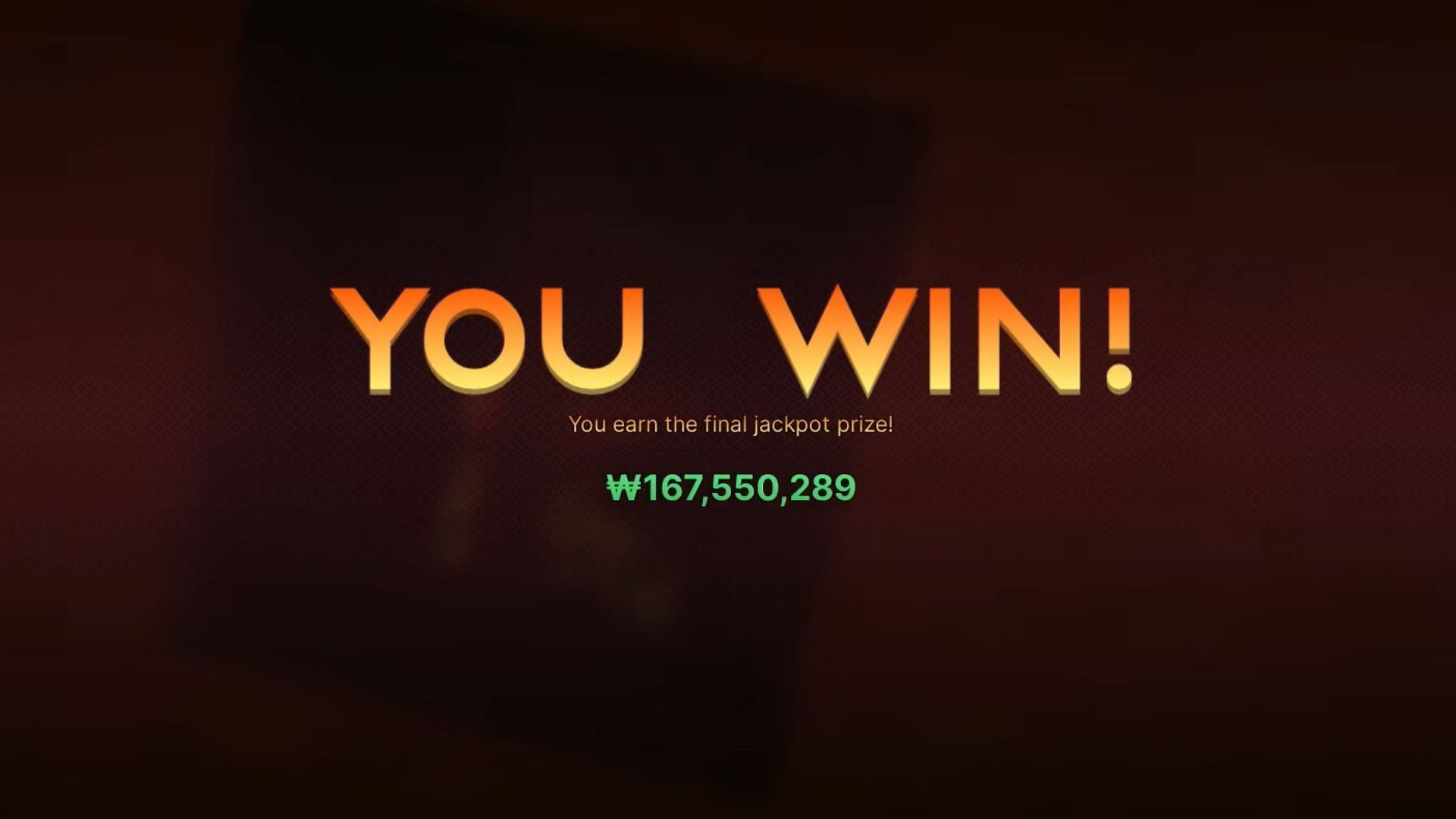 The Squid Game ending sees you take all the money (Image via Roblox)