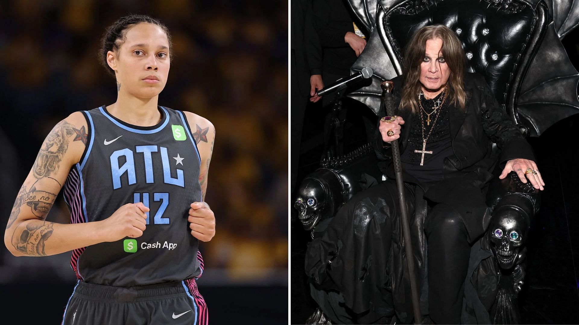 Brittney Griner shares her tribute for heavy metal legend Ozzy Osbourne