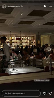 Mikko Rantanen's girlfriend Susanna's Ig Story @ susanna.ranta