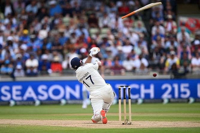 Rishabh Pant loses his bat and gets caught out after a blazing 65 on Day 4 of ENG vs IND 2025 2nd Test [Watch]