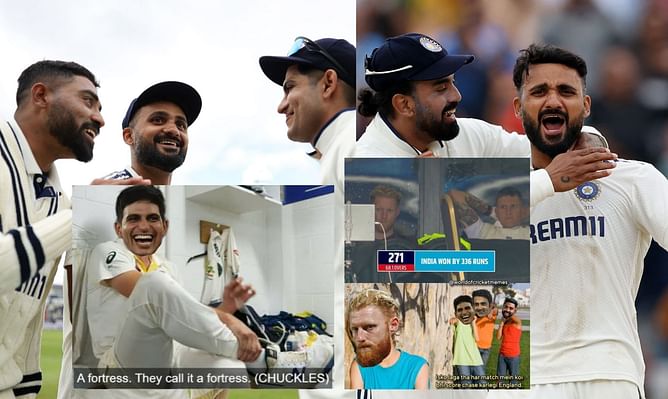 "Haare tho Gambhir era, Jeete tho Shubman era, wah" - Top 10 funny memes after India's historic 336-run win vs England in 2nd Test 2025 at Edgbaston