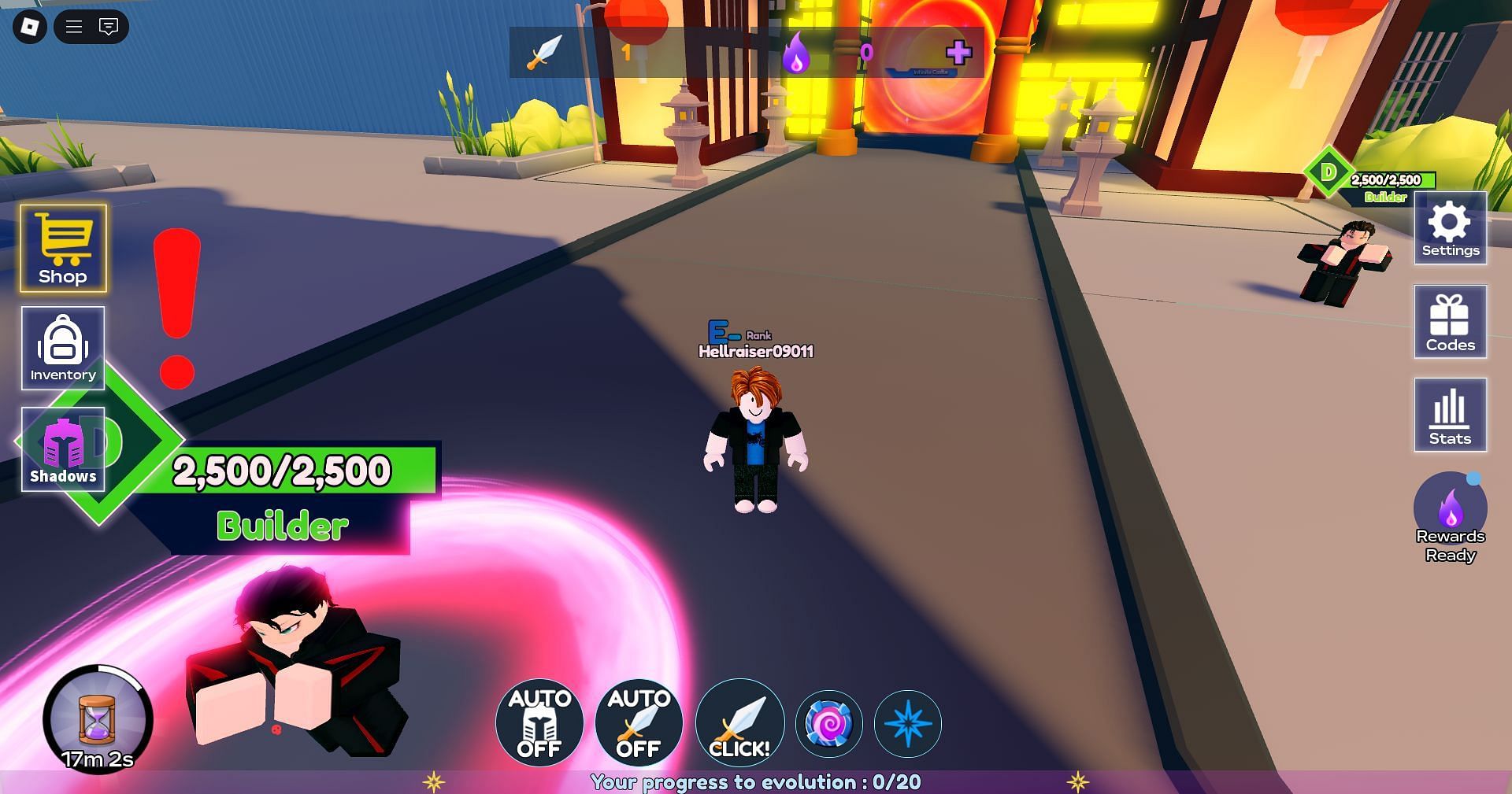 Get ready to collect your rewards (Image via Roblox)