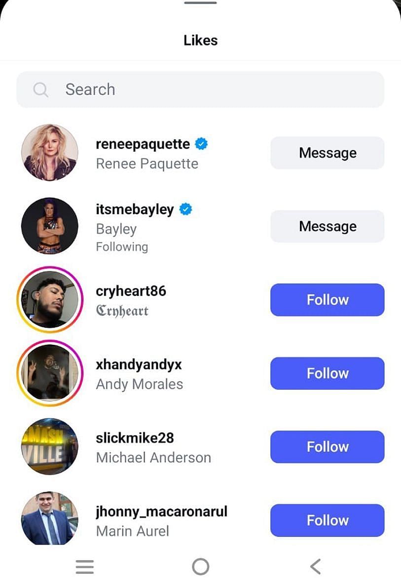 Bayley and Renee Paquette reacted to Statlander&#039;s post [Image source: Kris Statlander&#039;s Instagram account]