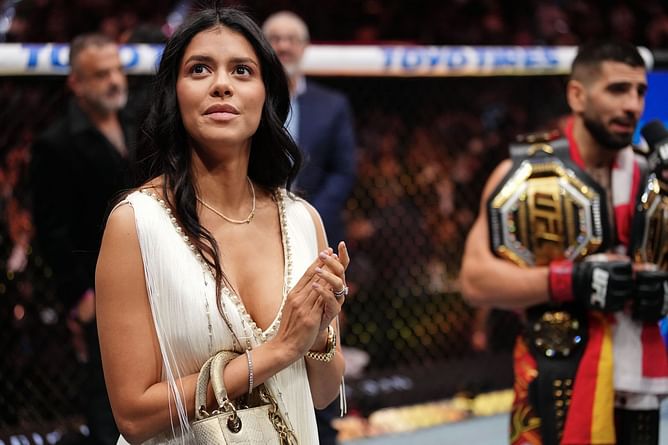 "WIN, TRIUMPH" - Ilia Topuria's wife pens inspiring message following historic UFC 317 campaign