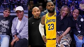 "Come back to the Lakers": NBA fans react as Russell Westbrook, LeBron's wife Savannah, Darvin Ham have mini Lakers reunion