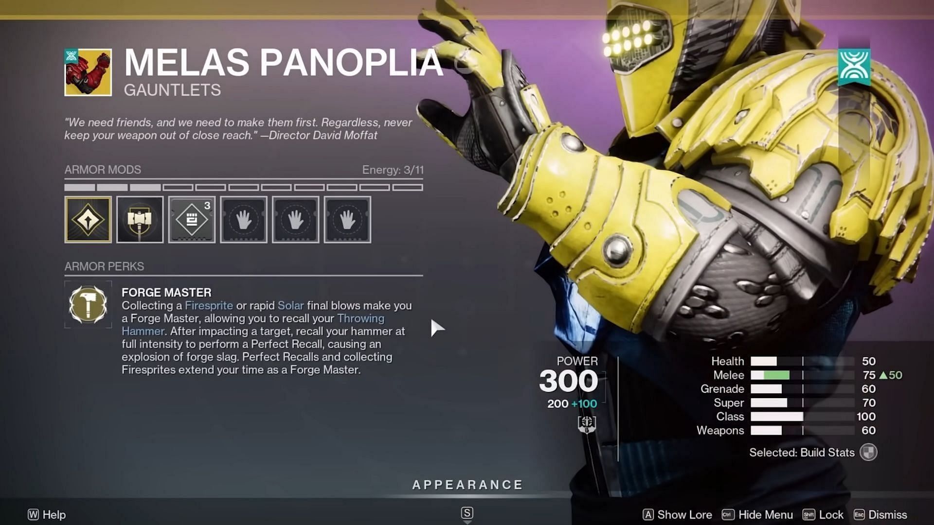 Melas Panopla should be an fun pick up for Titans (Image via Image Bungie || YouTube/@Mactics)