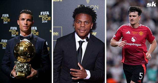 “Did Harry Maguire win the Ballon d'Or?” - IShowSpeed involved in hilarious mixup involving Cristiano Ronaldo and Manchester United defender