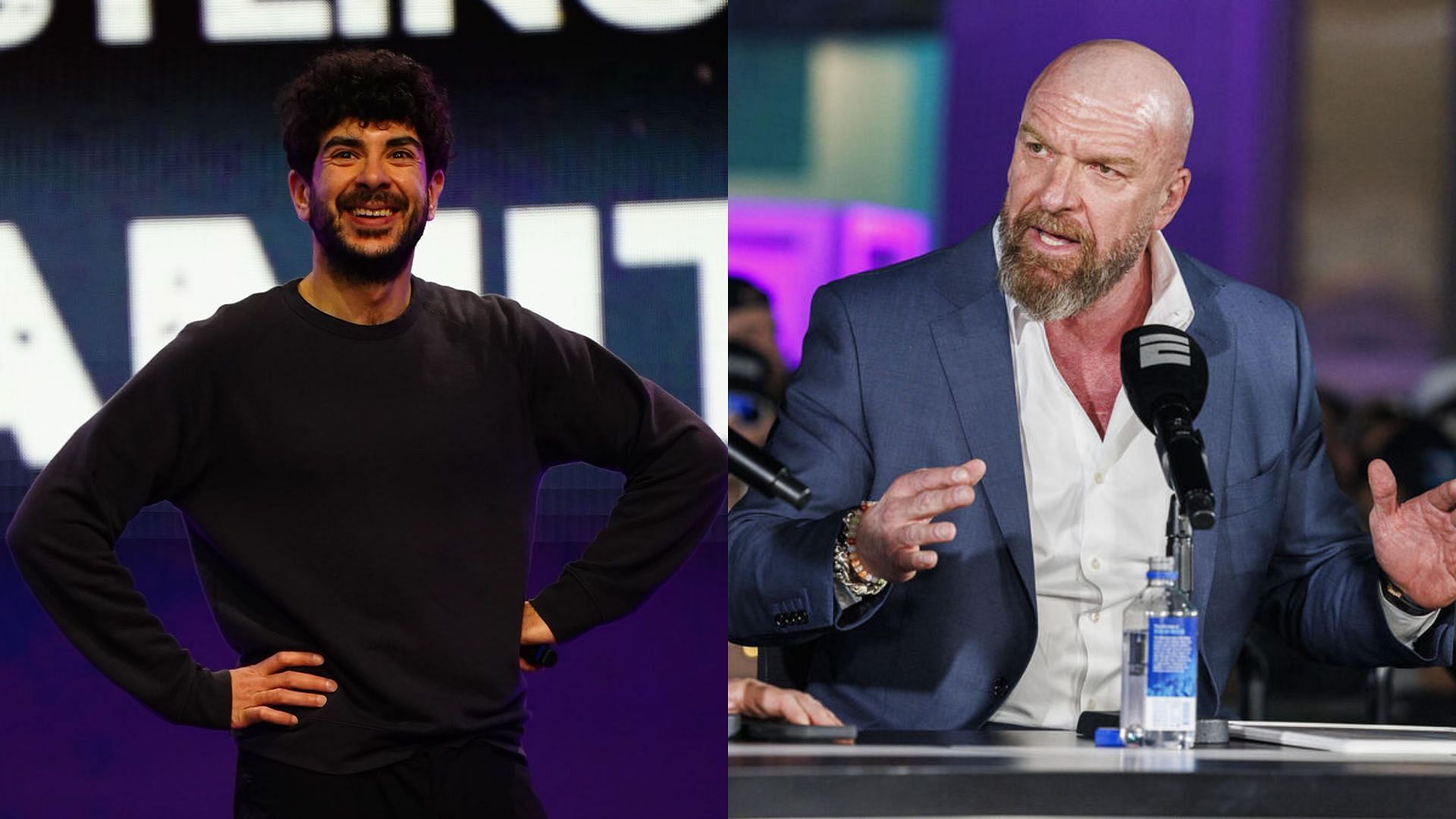 Tony Khan and Triple H have been engaged in a bidding war for top free agents in wrestling [Photo credits: AEW