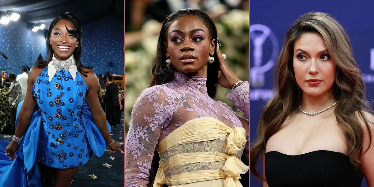 L TO R: Simone Biles, Sha