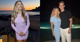 Chiefs heiress Gracie Hunt goes on a date with ex-NFL QB Trent Green's son Derek Green amid lush meadow
