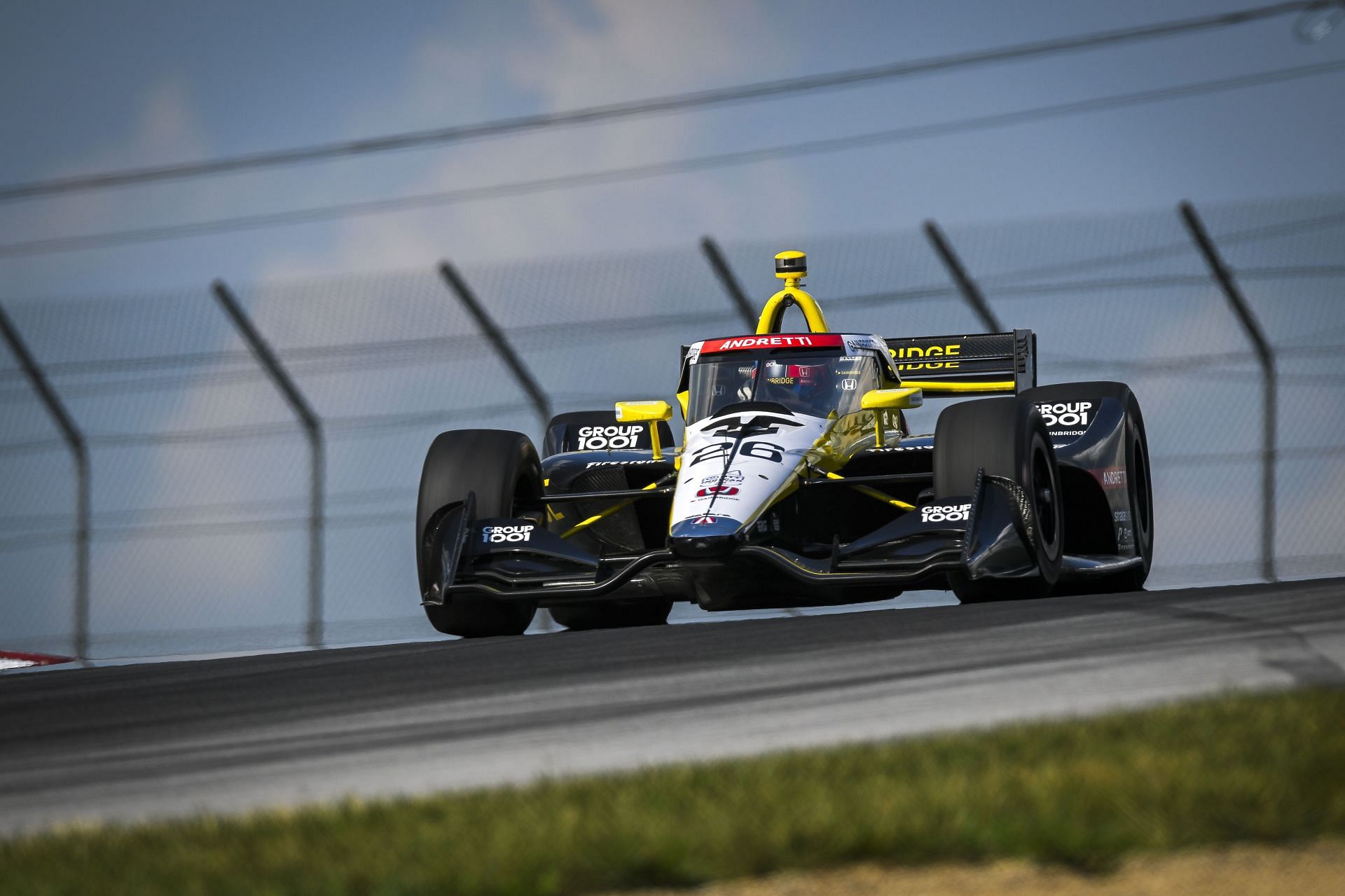 Colon Herta in the first training session 2025 for the NTT Indycar Honda Indy 200 series in Mid -ohio - Source: Getty