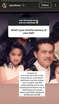 A fan question ( via Alayna's Instagram post)