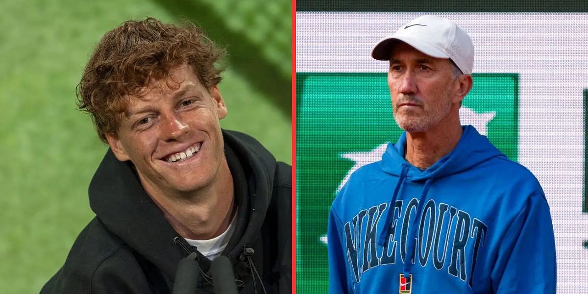 Jannik Sinner (left), Darren Cahill (right), Sources: Getty