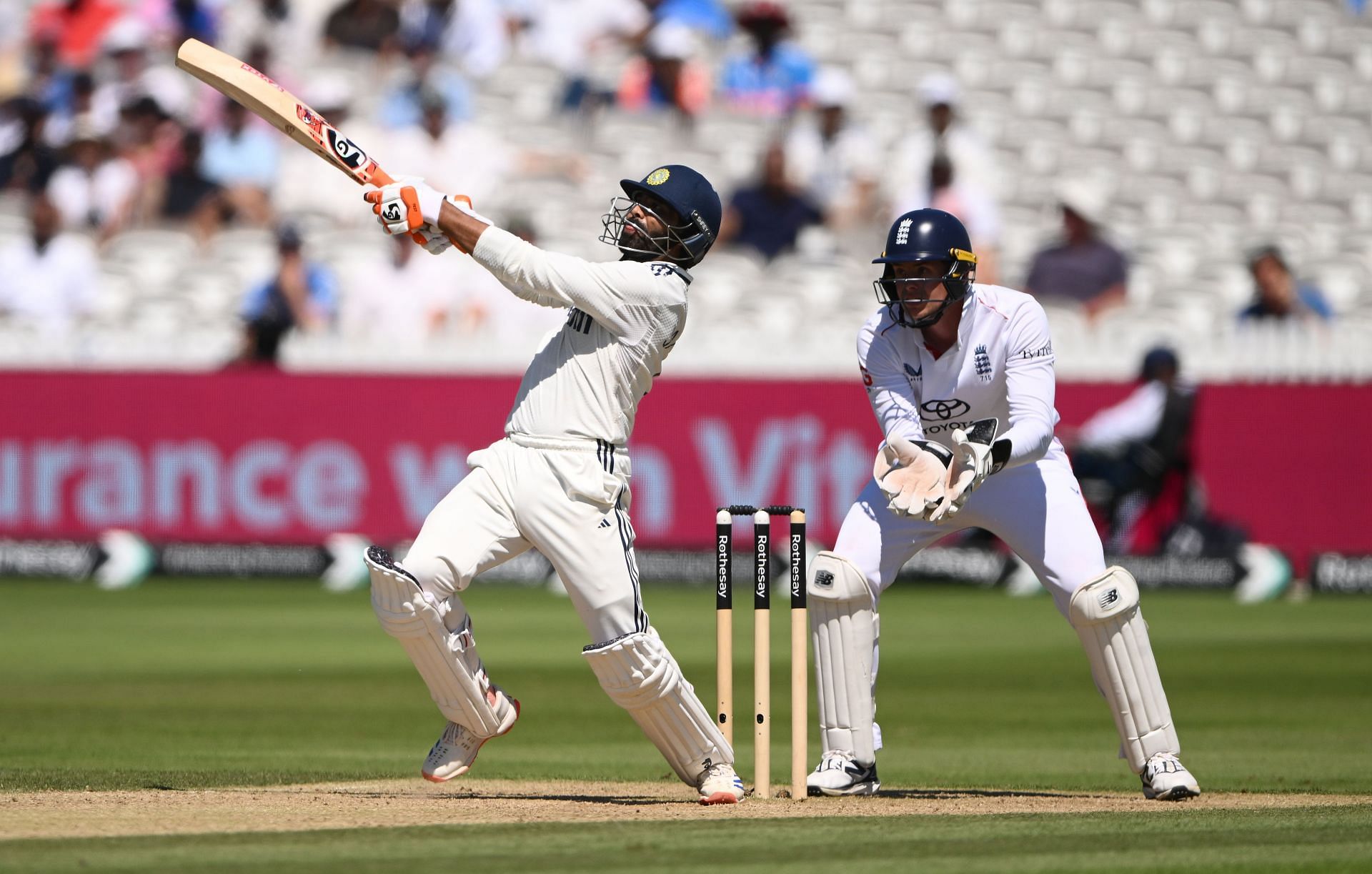 Ravindra Jadeja struck eight fours and a six during his 72-run knock. [P/C: Getty]