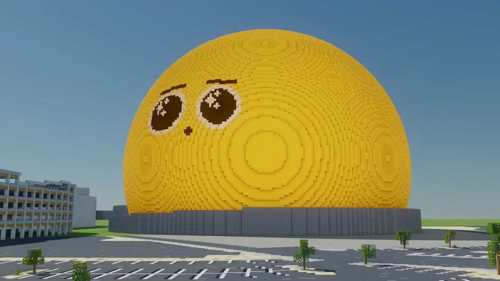 Redditors react to the MSG Sphere build in Minecraft (Image via Reddit)