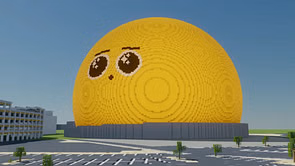 Minecraft fan builds Las Vegas Sphere in-game