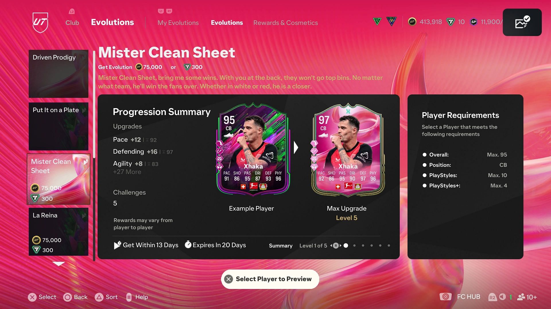 The requirements (Image via EA Sports)