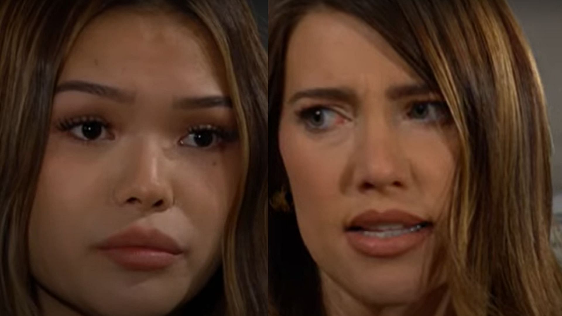 Luna and Steffy on The Bold and the Beautiful (Image via YouTube/ boldandbeautiful)