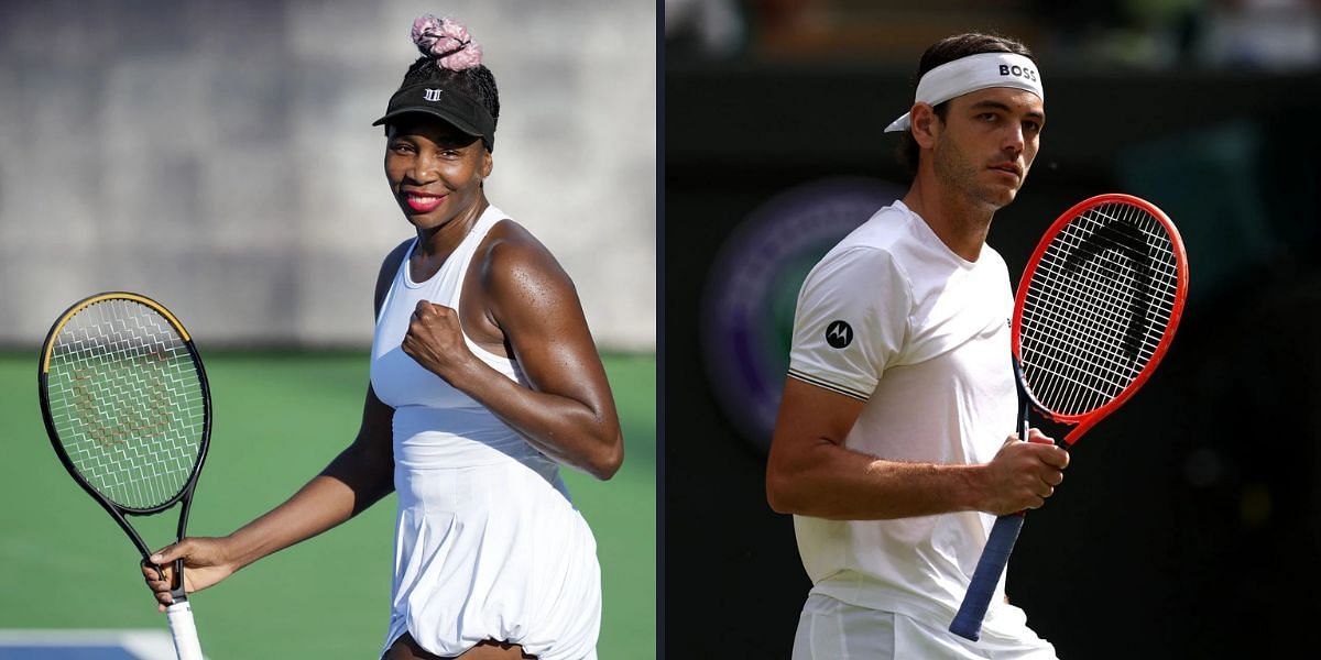 Venus Williams and Taylor Fritz will be in action on Day 3 of the Citi DC Open 2025. (Photos: Getty)
