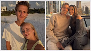 Sebastian Korda’s girlfriend Ivana Nedved & Denis Shapovalov’s fiancée Mirjam Björklund enjoy fun lunch date with adorable furry friend
