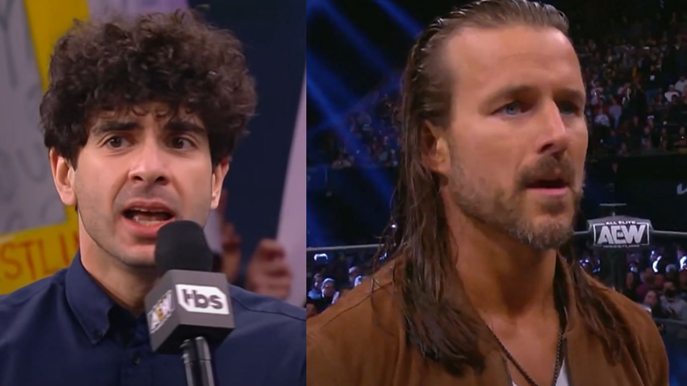 Tony Khan and Adam Cole [ Images from AEW