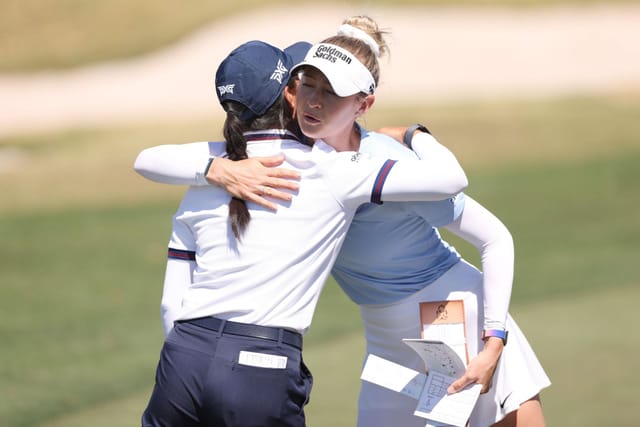 Nelly Korda y Celine Boutier en el Campeonato Ford presentado por KCC - Spherical Two - Oferta: Getty