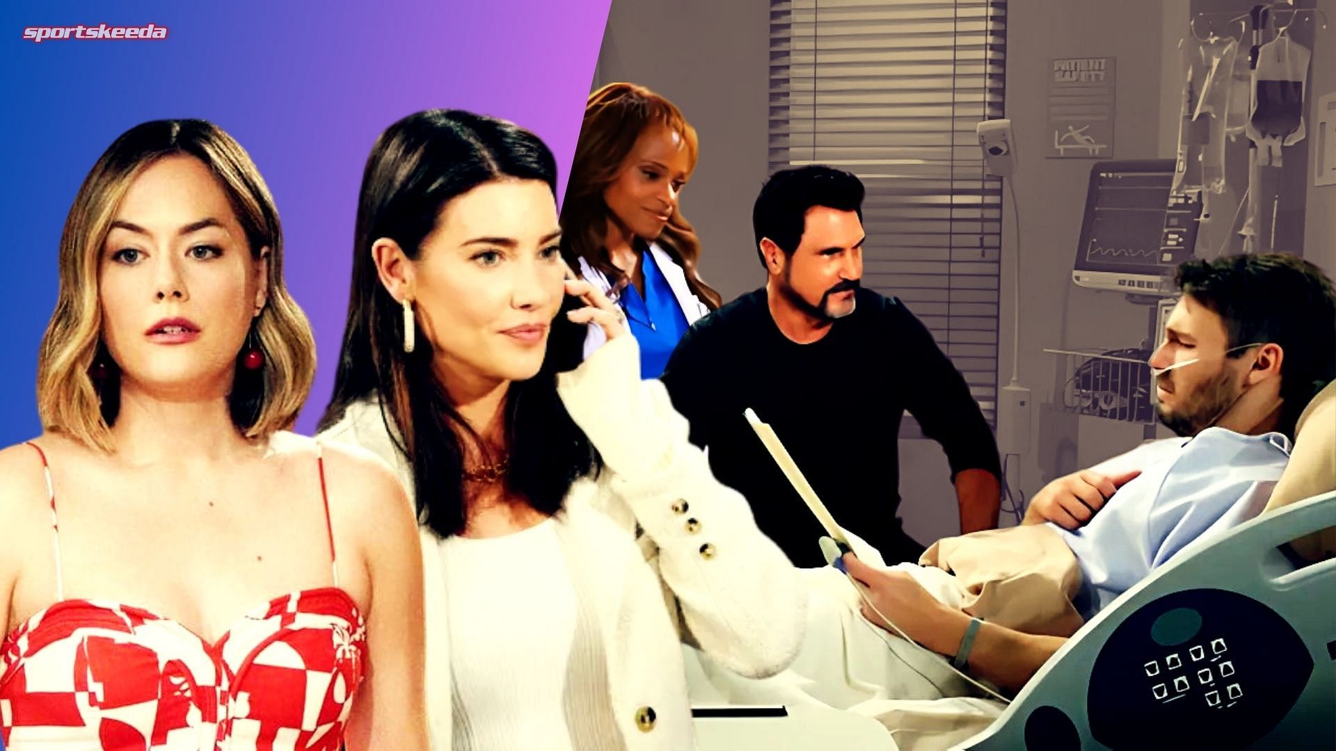 A still from The Bold and The Beautiful (Custom cover edited by Sportskeeda, images via CBS)