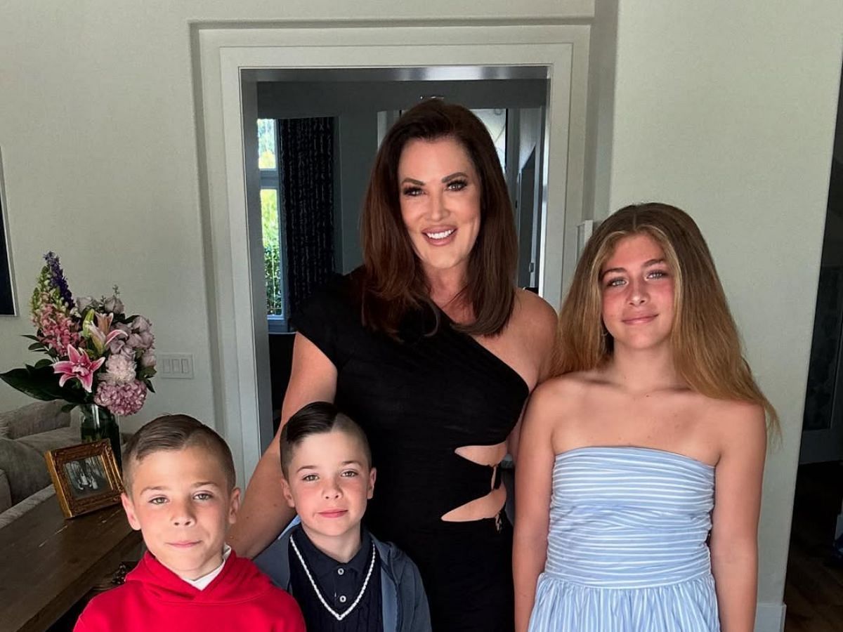The Real Housewives of Orange County star Emily with her kids