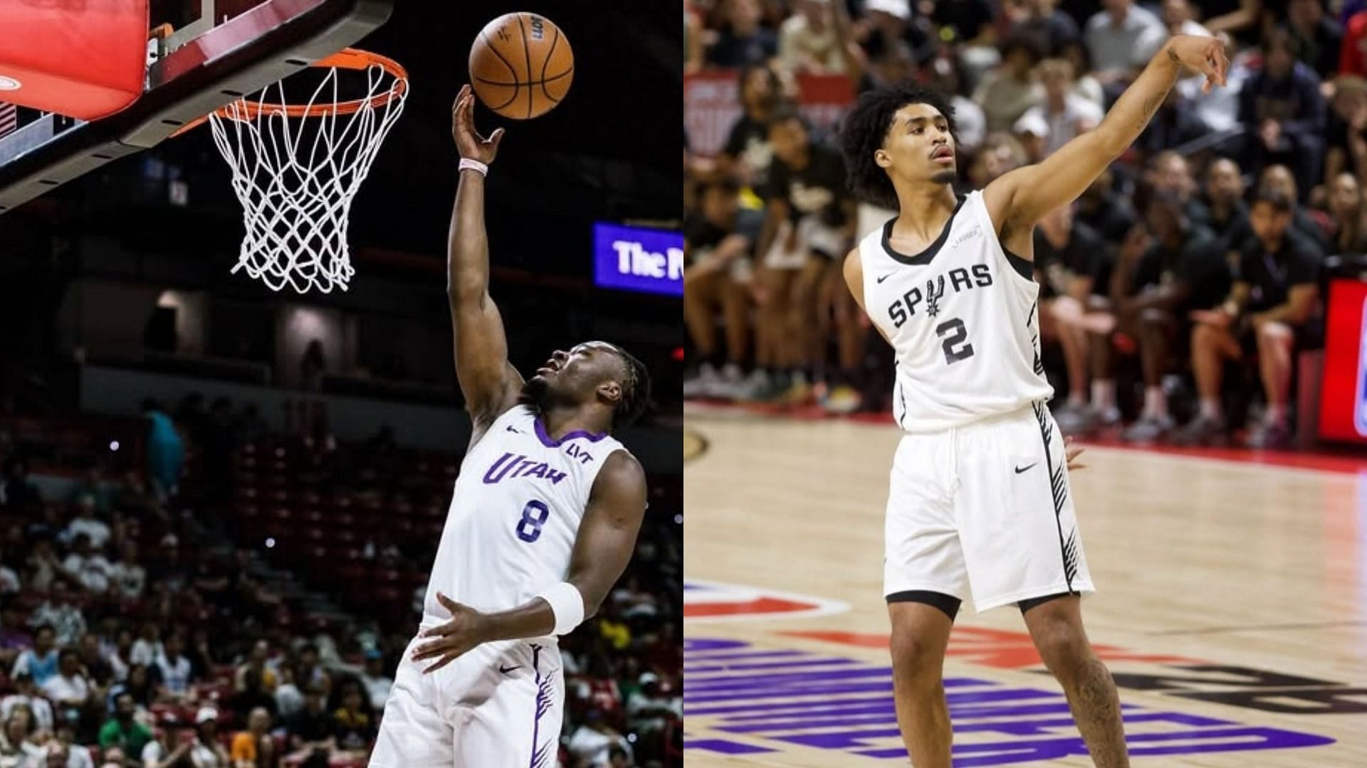 An image of Isaiah Collier and Dylan Harper side by side