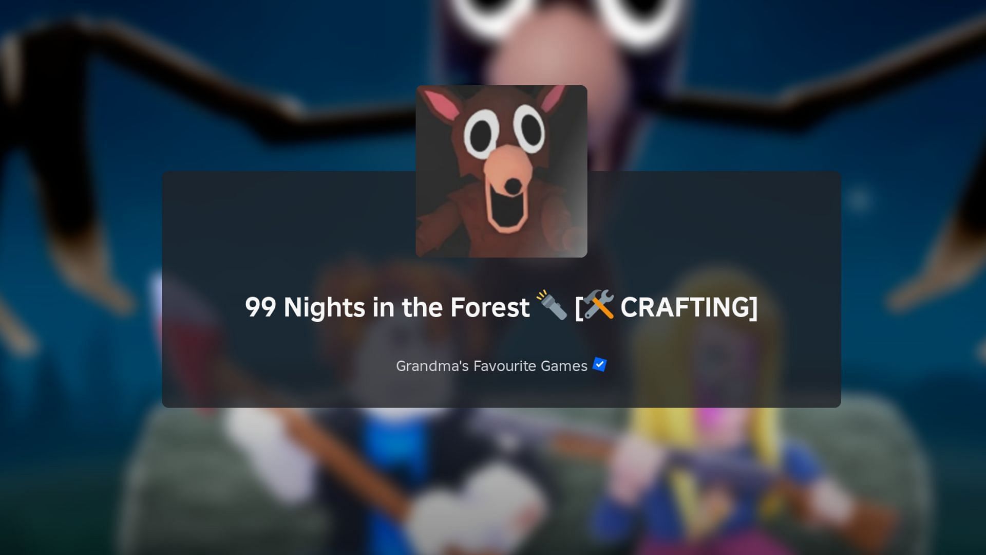 99 Nights in the Forest loading screen